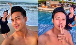 Thanh Duy và Kha Ly cùng nhau đi du lịch lãng mạn, nữ diễn viên hiếm hoi khoe dáng chuẩn với đồ tắm