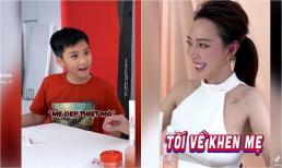 Con trai Thu Trang khen mẹ đẹp hơn Hoa hậu, dân mạng nghi học nịnh nọt từ Tiến Luật 