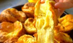 Trứng và bột được làm như thế này, bên ngoài giòn, bên trong mềm, vị rất đặc biệt