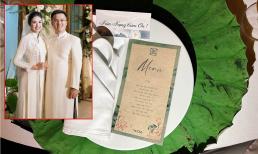 Thực đơn đám cưới Hoa hậu Ngọc Hân có gì?