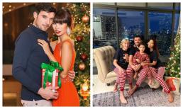 Hà Anh kỉ niệm 6 mùa Noel bên chồng, tung ảnh diện đồ đôi 3 thế hệ của gia đình