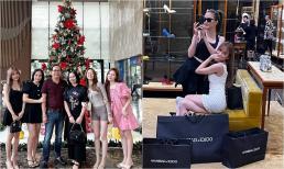 Thiều Bảo Trang khoe loạt ảnh hạnh phúc bên gia đình, cùng Thiều Bảo Trâm mua sắm cả núi đồ hiệu giá chát