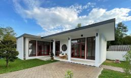 Mẫu nhà cấp bốn mái bằng với không gian mở, gắn kết các thành viên 