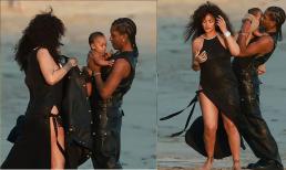 Con trai của Rihanna và rapper A$AP Rocky lần đầu lộ diện 