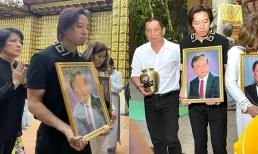 Ông xã Việt Hương cầm di ảnh, đưa tiễn nhạc sĩ Lam Phương về nơi an nghỉ cuối cùng