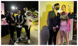 Kim Thư hiếm hoi đưa 2 quý tử đi sự kiện, Anh Thư lấp ló vòng một sánh đôi bên con trai cưng