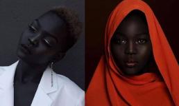 Người mẫu đen nhất thế giới, đến cả nướu và môi cũng đen nhưng cô ấy quá đẹp