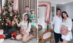 Gần ngày lâm bồn, Á hậu Diễm Trang kỉ niệm 7 năm ngày cưới bên chồng