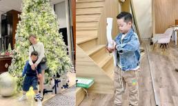 Hot girl Ly Kute đăng ảnh đón Giáng sinh ấm áp bên Khoai Tây, cậu bé giờ đã cao lớn phổng phao 