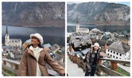 Đăng ảnh cùng địa điểm, H'Hen Niê bị nghi hẹn hò bạn trai ở trời Tây