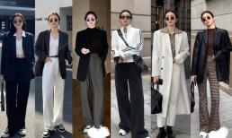 Xu hướng sành điệu của mùa đông phải là 'áo vest + quần dài', đẹp và sành điệu, khoe đôi chân dài miên man! 