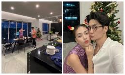 'Choáng' với tổ ấm của Ngô Thanh Vân và Huy Trần: Rộng 150m2, phòng khách đủ mở đại tiệc