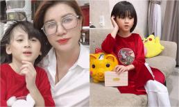 Trang Trần khoe con gái diện áo dài cực xinh xắn, thần thái đến vóc dáng chuẩn gen siêu mẫu từ mẹ