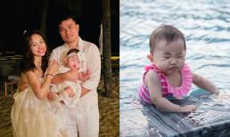 Vợ chồng Vân Hugo đưa các con đi du lịch, biểu cảm của công chúa út 'đốn tim' dân mạng