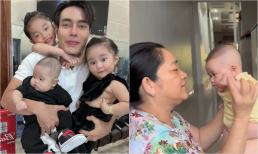 Lê Dương Bảo Lâm khoe cảnh bà ngoại chăm sóc út Phin, muôn vàn biểu cảm hóng chuyện của nhóc tì gây thích thú