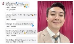 Chồng Lê Âu Ngân Anh tự tố bản thân 'phát tướng' sau đám cưới, bị vợ 'khịa' ngay và luôn