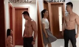 Con gái và bố chụp ảnh hành trình 6 năm, cùng một kiểu tạo dáng, con gái đã lớn nhưng bố vẫn không thay đổi