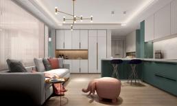 Thiết kế tuyệt đẹp dành cho căn hộ rộng 93 mét vuông, tràn ngập cảm giác cổ tích, tạo không gian vui chơi thích hợp cho trẻ nhỏ