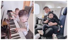 Bằng Kiều hài hước tiết lộ con trai 17 tháng đã có trình tán gái hơn bố