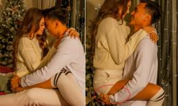 Thủ môn Bùi Tiến Dũng và vợ Tây post loạt ảnh cực tình, dân mạng chú ý vào 'bàn tay hư' 