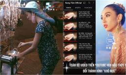 Toàn bộ Thumbnail trên kênh Youtube của Thùy Tiên bất ngờ bị biến thành 'khô mực' khiến dân mạng hoang mang
