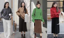 Tết Nguyên Đán sắp đến rồi, nhất định phải chuẩn bị 'áo len lười ', sau khi cởi áo ngoài ra bạn vẫn thời trang và sành điệu