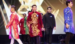 Rocky Trương mặc áo dài đẹp nhất tại Nam vương và Hoa hậu người Việt