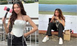 Hoa hậu Thùy Tiên khoe sắc vóc đỉnh cao khi sang Thái Lan đu idol, tự nhận mình là thành viên thứ 5 của BLACKPINK