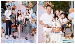Chi Bảo và bà xã tổ chức sinh nhật hoành tráng cho con trai, Bảo Thy lộ trọn vẹn dung mạo quý tử