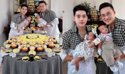 Hà Trí Quang làm tiệc đầy tháng linh đình khi cặp sinh đôi vừa xuất viện