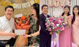 Bà xã Đăng Khôi mừng sinh nhật bố ruột, nhắn nhủ sẽ không đau buồn sau nhiều ngày bố ra đi