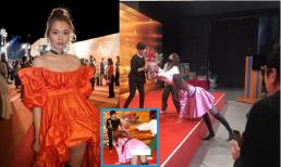 Cựu Á hậu Hông Kông - Lữ Tuệ Nghi bị chỉ trích vì hành động kém duyên, 'lộ hàng' tại sự kiện