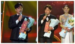 Ngô Kiến Huy vượt mặt Trấn Thành nhận hai cú đúp hoành tráng tại lễ trao giải Mai Vàng