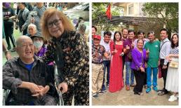 Dàn sao thăm viện dưỡng lão nghệ sĩ, sư phụ của 'Ông hoàng Hồ quảng' Vũ Linh cất giọng ngọt ngào