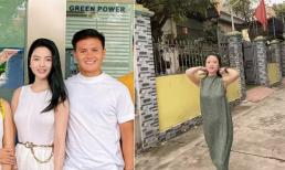 Chu Thanh Huyền check-in trước cổng nhà Quang Hải, nghi được bạn trai dẫn về ăn Tết?