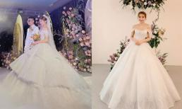 6 bộ váy cưới đắt đỏ, tuyệt đẹp của TikToker Huyền 204 trong ngày lên xe hoa với thiếu gia Bụt