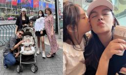 Phạm Quỳnh Anh khoe loạt ảnh cả nhà vi vu nước ngoài, tiết lộ trạng thái của con gái út khi được xuất ngoại lần đầu