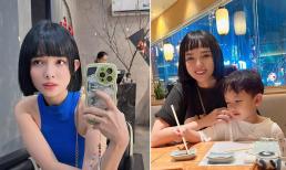 Đi cắt tóc để đón tất niên, vợ Lê Hoàng (The Men) dở khóc dở cười khi thợ cắt tóc 'tạo điểm nhấn' quá tay