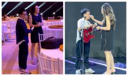 Thanh Hà chăm cho Phương Uyên từng chút khi đi tập nhạc, nhìn đủ hiểu yêu cỡ nào