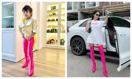 Con gái Diệp Lâm Anh 'cosplay' thành mẹ mình nhưng lại gây cười tột độ