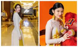Con gái Trương Ngọc Ánh diện lại áo dài của mẹ vẫn làm dân tình ngẩn ngơ, được mẹ gọi là 'mĩ nhân của năm'