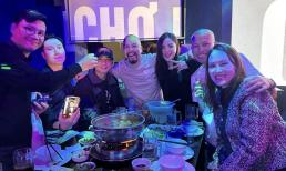 Dàn diễn viên dự tiệc chia tay 'Hành trình công lý', Hồng Diễm cầm ly nhảy múa bên đàn anh Đức Hùng