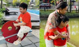 Con trai lên Sài Gòn gặp Nhật Kim Anh, quý tử vui chơi thả ga cùng mẹ