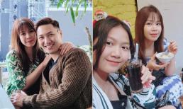 Vợ Mạnh Trường đưa các con đi sắm Tết, sắc vóc sau sinh thế nào? 