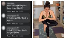 Phương Trinh Jolie bị nhắc nhở vì thể hiện nhiều động tác yoga khó khi bầu bí, nữ diễn viên đáp thế nào nào?