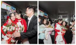 Gia đình Hoa hậu Thanh Thủy xúc động đón con gái trở về sau hơn 1 tháng đăng quang