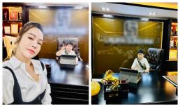 Con trai Nhật Kim Anh ghé thăm cơ ngơi của mẹ ruột, dáng ngồi chuẩn 'Chủ tịch nhí'