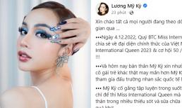 Lương Mỹ Kỳ quyết định nhường suất thi quốc tế cho người đẹp đăng quang Miss International Queen Vietnam 2023