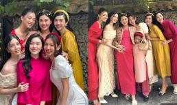 Bộ ảnh Tết của hội chị em Thuỳ Tiên và dàn người đẹp, Diễm Trang bầu bí nhưng nhan sắc vẫn không thua kém ai