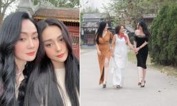 Phương Oanh hội ngộ với 2 mẹ trong phim 'Hương vị tình thân' hậu ồn ào chuyện tình cảm